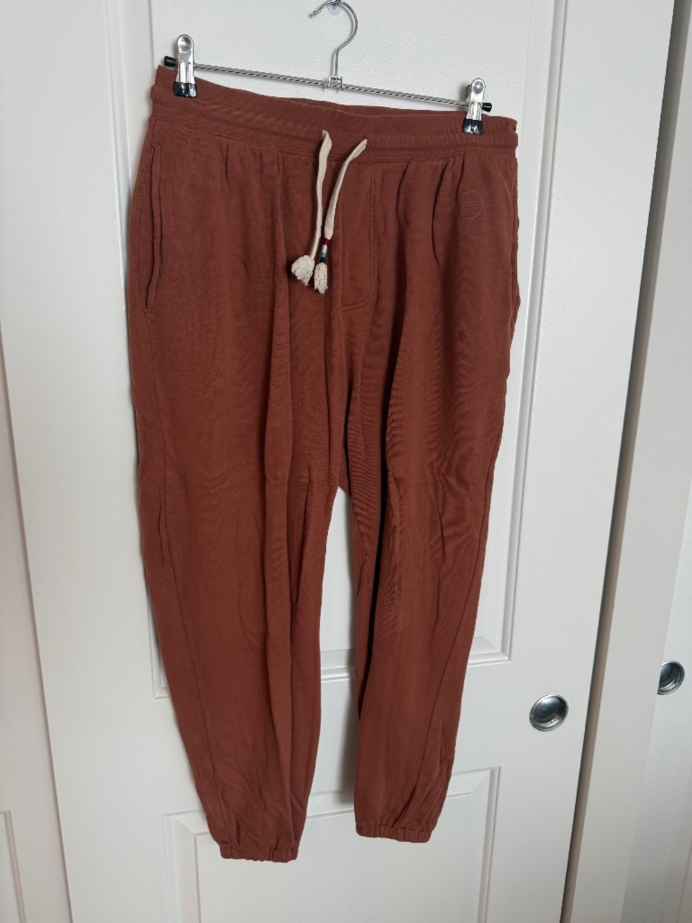 Sol Angeles Men’s Cotton Modal Jogger Pants Medium Rust